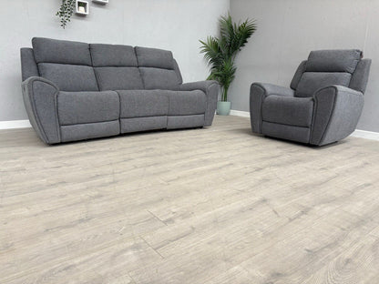DFS Gilford 3 Seater Sofa + Armchair Power Recliner Sofa Set - RRP £1,748