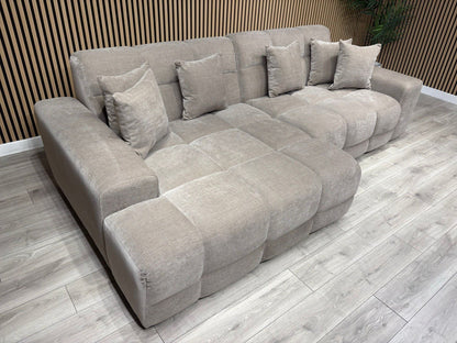 EVE CLOUD Large Fabric 3 Seater LHF Chaise Corner Sofa - RRP £2,299