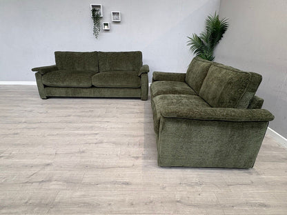 Furniture Village BOXY Fabric 3 + 2 Seater Mini Arm Sofa Set - RRP £3690