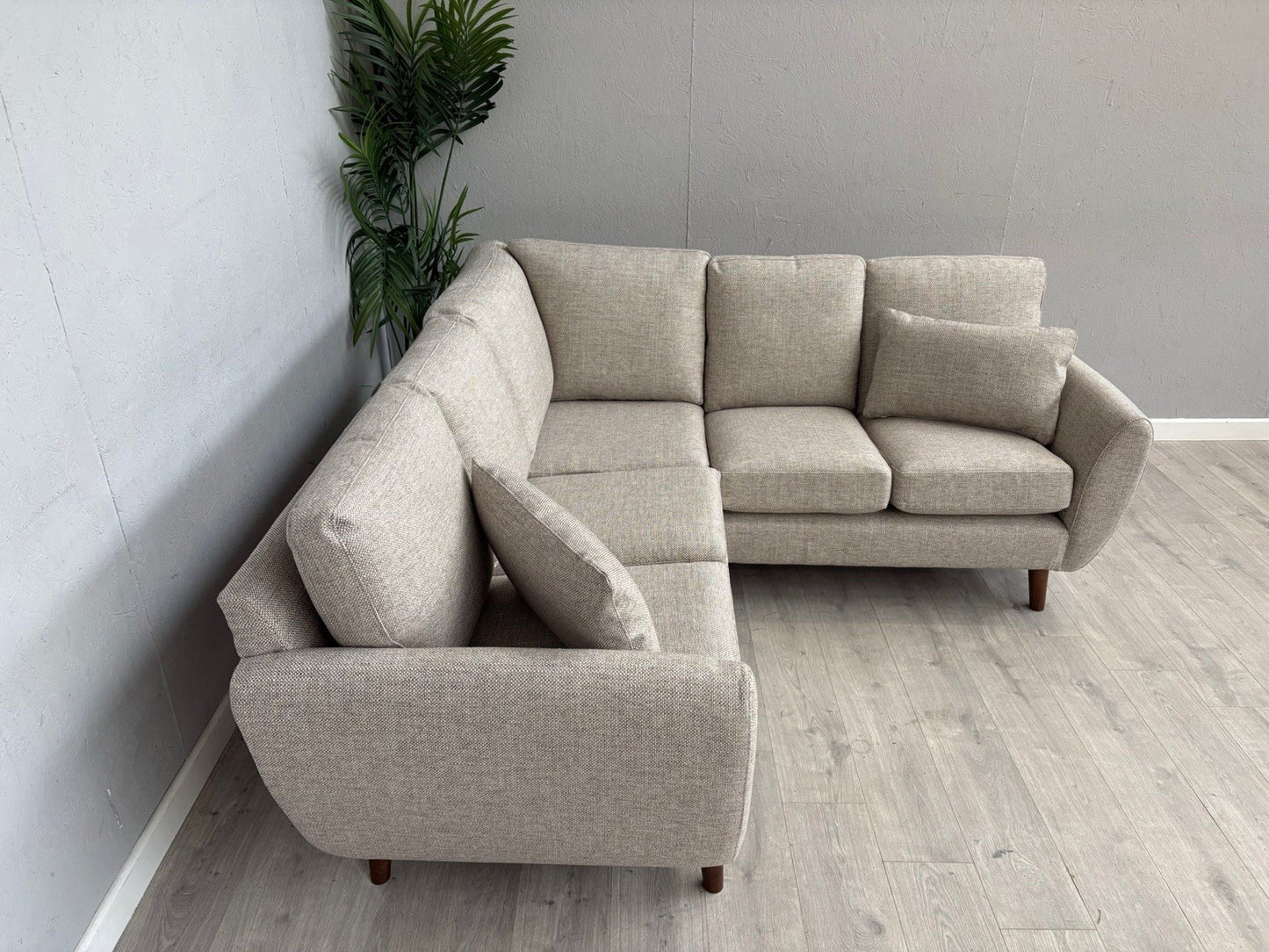 NEXT - WILSON Fabric Small Corner Sofa ( 2 Corner 2 ) Mid Natural - RRP £1,550
