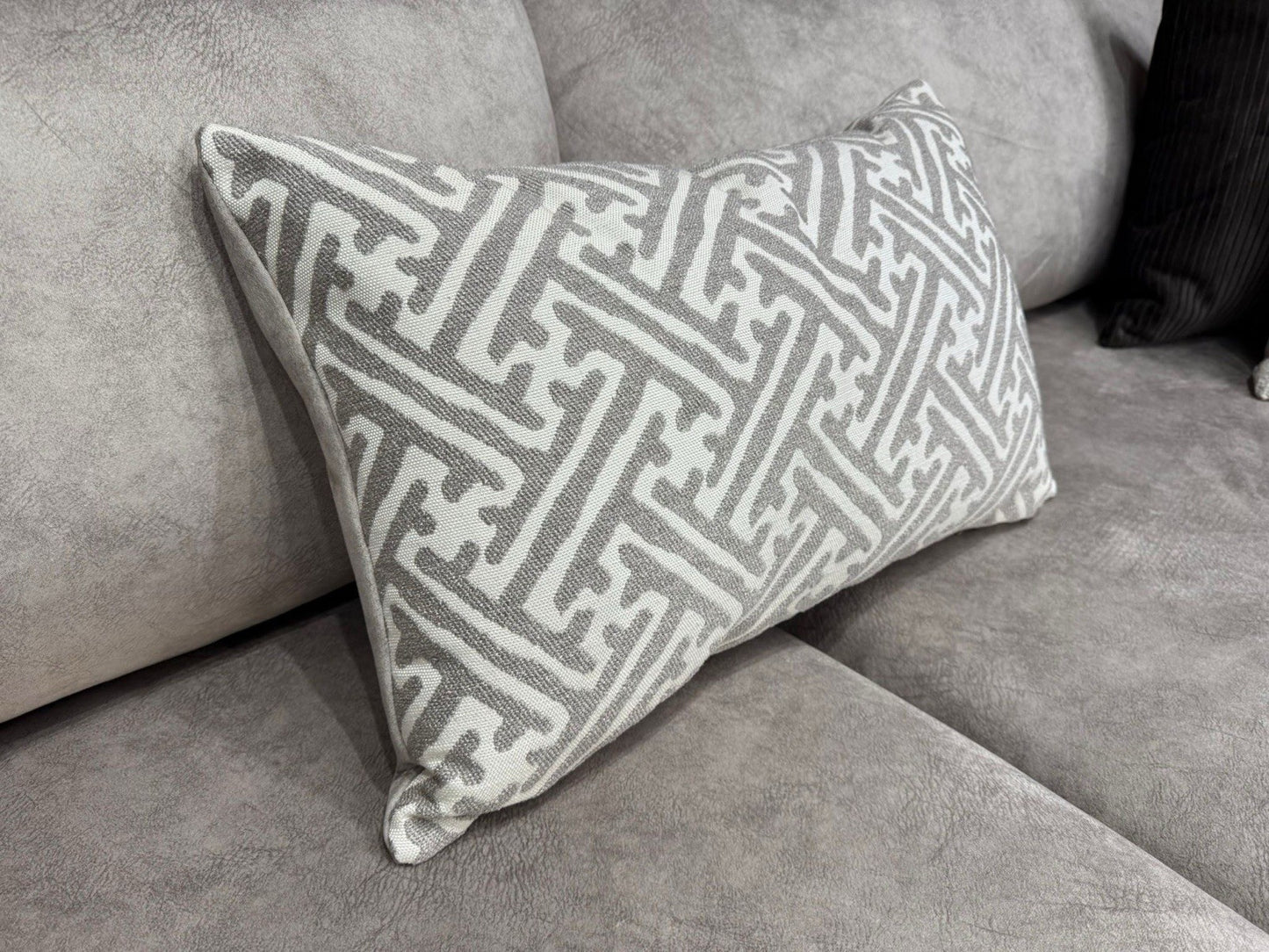 DEVINE Glamour Large Fabric 4 Seater Sofa + Love Chair Armchair - RRP £2,598