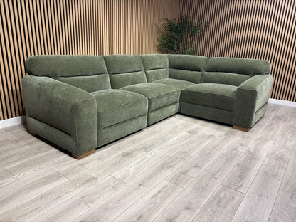 Denver Fabric Modular Corner Sofa ( RHF or LHF ), Dark Sage  - RRP £2399