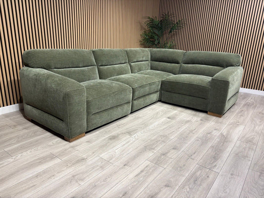 Denver Fabric Modular Corner Sofa ( RHF or LHF ), Dark Sage  - RRP £2399