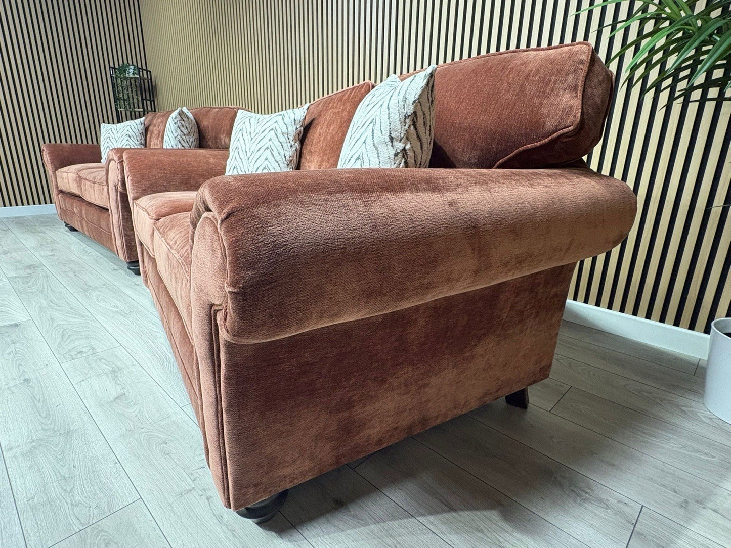 New BLENHEIM Fabric 3 Seater + 2 Seater Sofa Set - RRP £2990