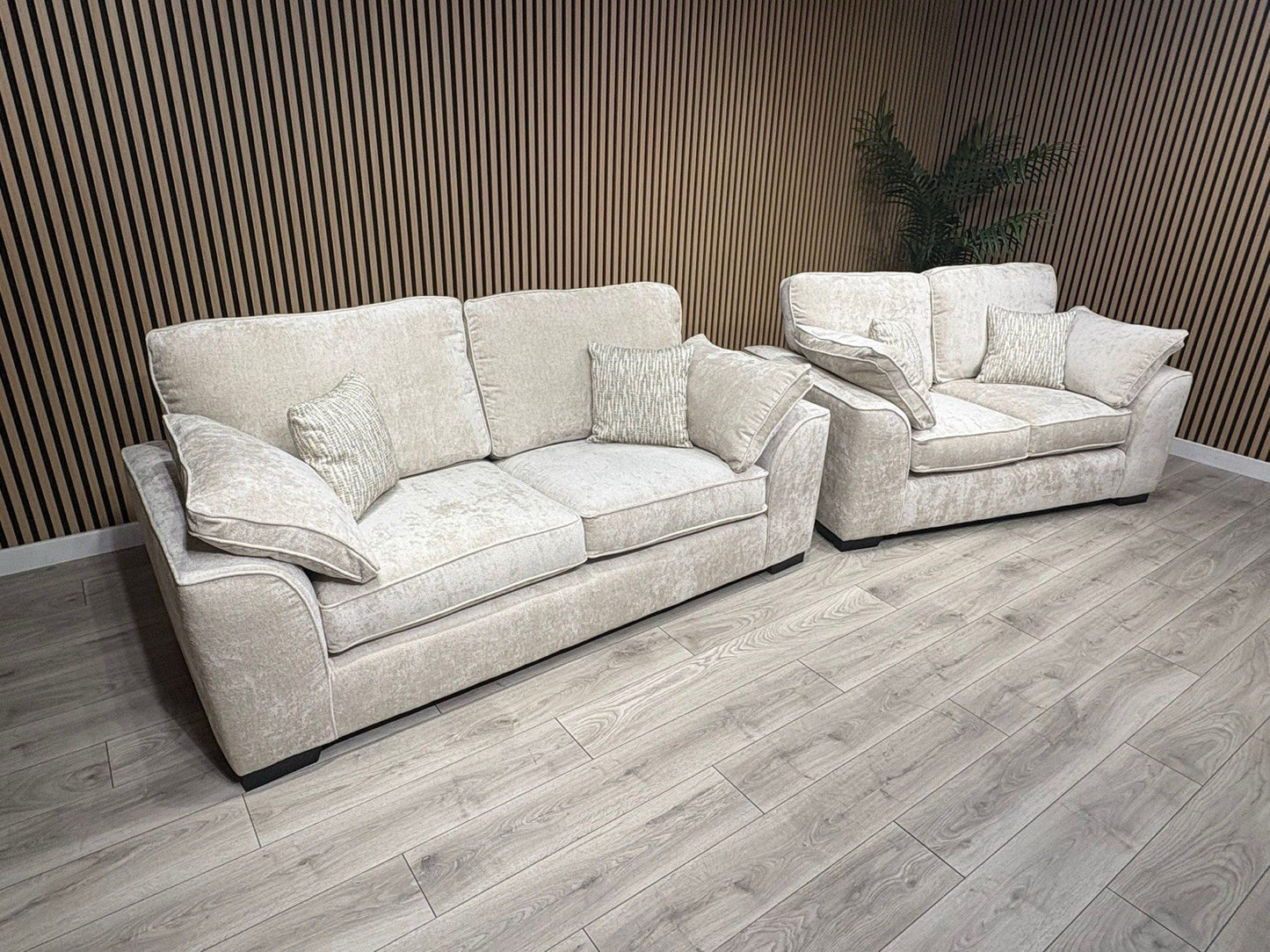 NEXT Stamford Style Fabric 3 Seater + 2 Seater Sofa Set - RRP £2450