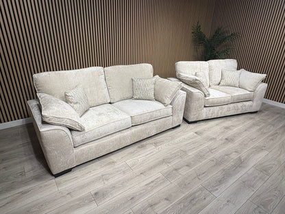 NEXT Stamford Style Fabric 3 Seater + 2 Seater Sofa Set - RRP £2450
