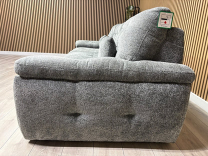 Dallas Electric Power Chaise Grey 3 Seater Sofa Bed - RRP £2500