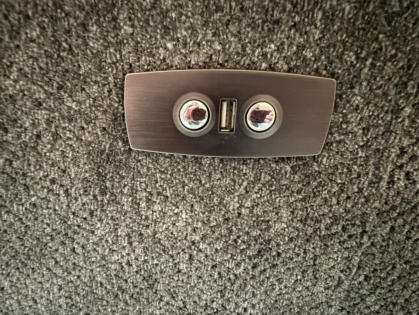 DFS Sample - Cadenza Style Fabric 3 + 2 Seater Power Sofa Set - RRP £2898