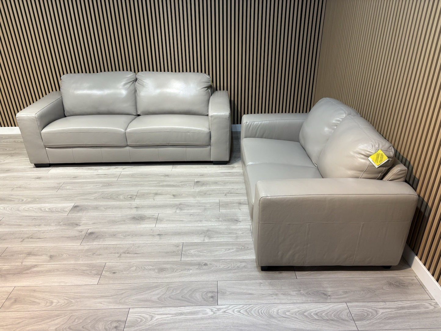 DFS - COHEN Style 3 Seater + 2 Seater Leather Sofa Set - RRP £2,398
