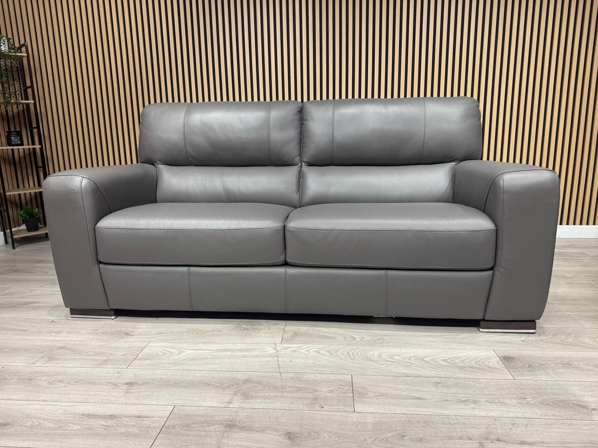 ScS - Sisi Italia LUCCA Leather 3 Seater Sofa + Armchair Set - RRP £3898