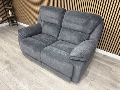 ORLANDO Fabric 2 Seater Power Recliner Sofa - RRP £1599