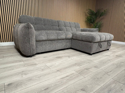 CAMDEN Premium Fabric RHF or LHF Chaise Sofa Bed with Storage - RRP £1595