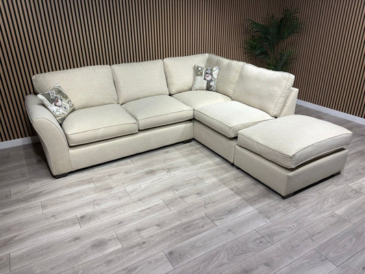 Furniture Village NEW LEGEND RHF Open Chaise Corner Sofa - RRP £1995