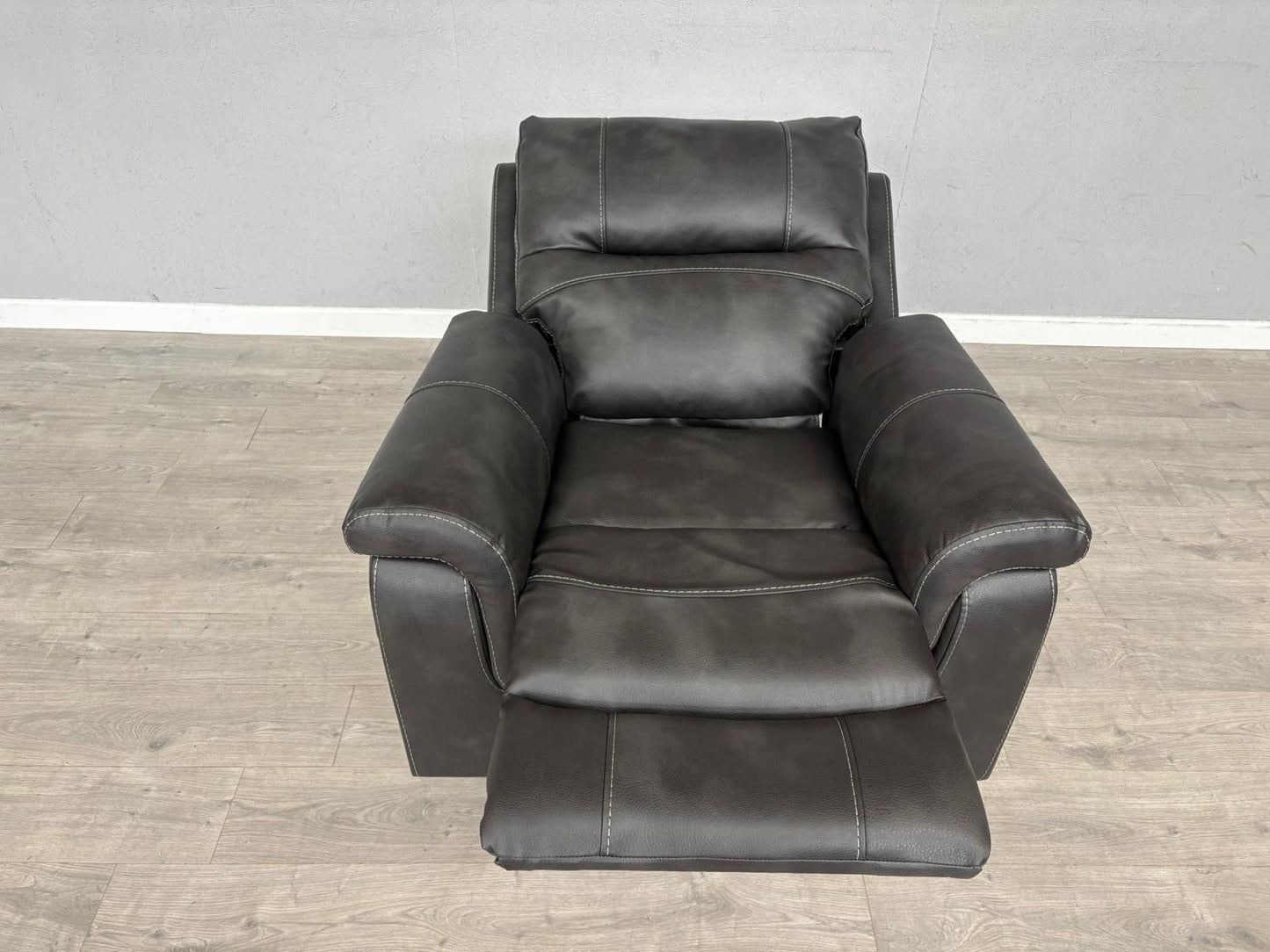 DFS Evander Faux Leather Power Recliner Armchair - RRP £899