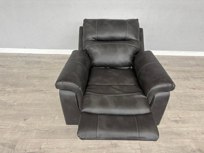 DFS Evander Faux Leather Power Recliner Armchair - RRP £899