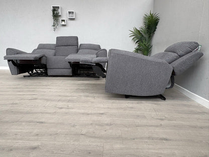 DFS Gilford 3 Seater Sofa + Armchair Power Recliner Sofa Set - RRP £1,748