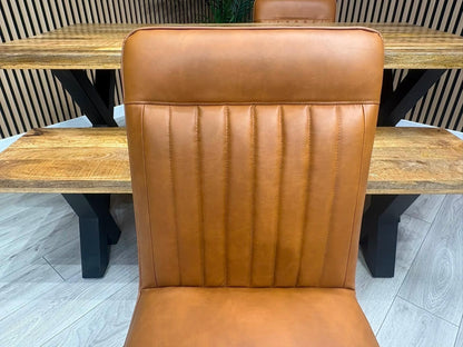 Next Sample - Cuba Mango Wood Dining Set, Different Combinations Available
