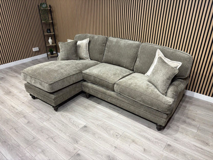 Laura Ashley HERITAGE Style Fabric 3 Seater Chaise Sofa - RRP £2,800