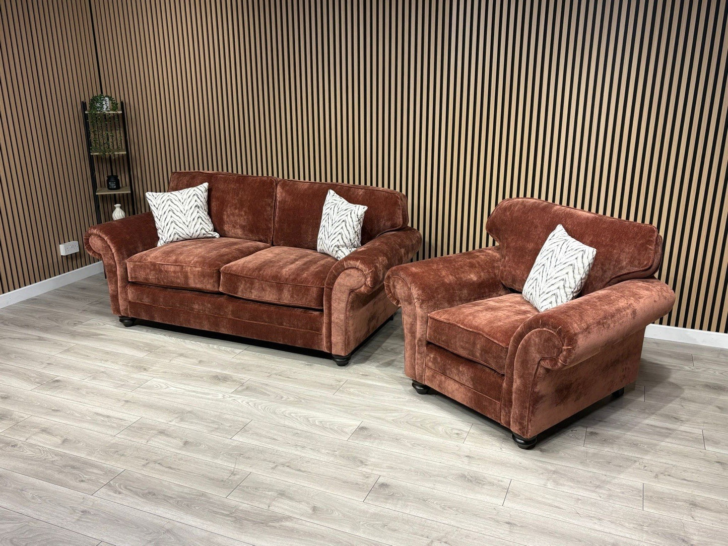 New BLENHEIM Fabric 3 Seater + Armchair - RRP £2790