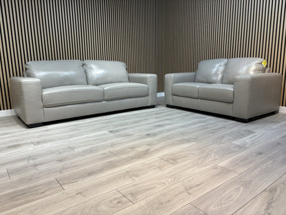 DFS - COHEN Style 3 Seater + 2 Seater Leather Sofa Set - RRP £2,398