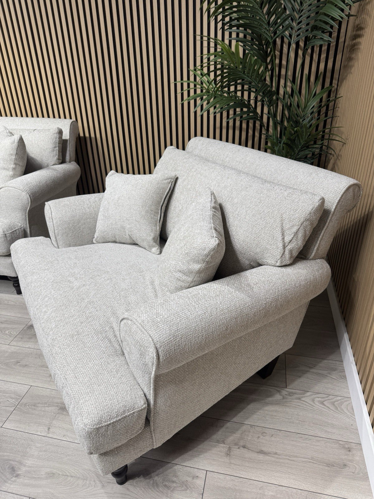 Laura Ashley LYNDEN Style Fabric 3 Seater Sofa + 2 x Armchairs Set - RRP £3395