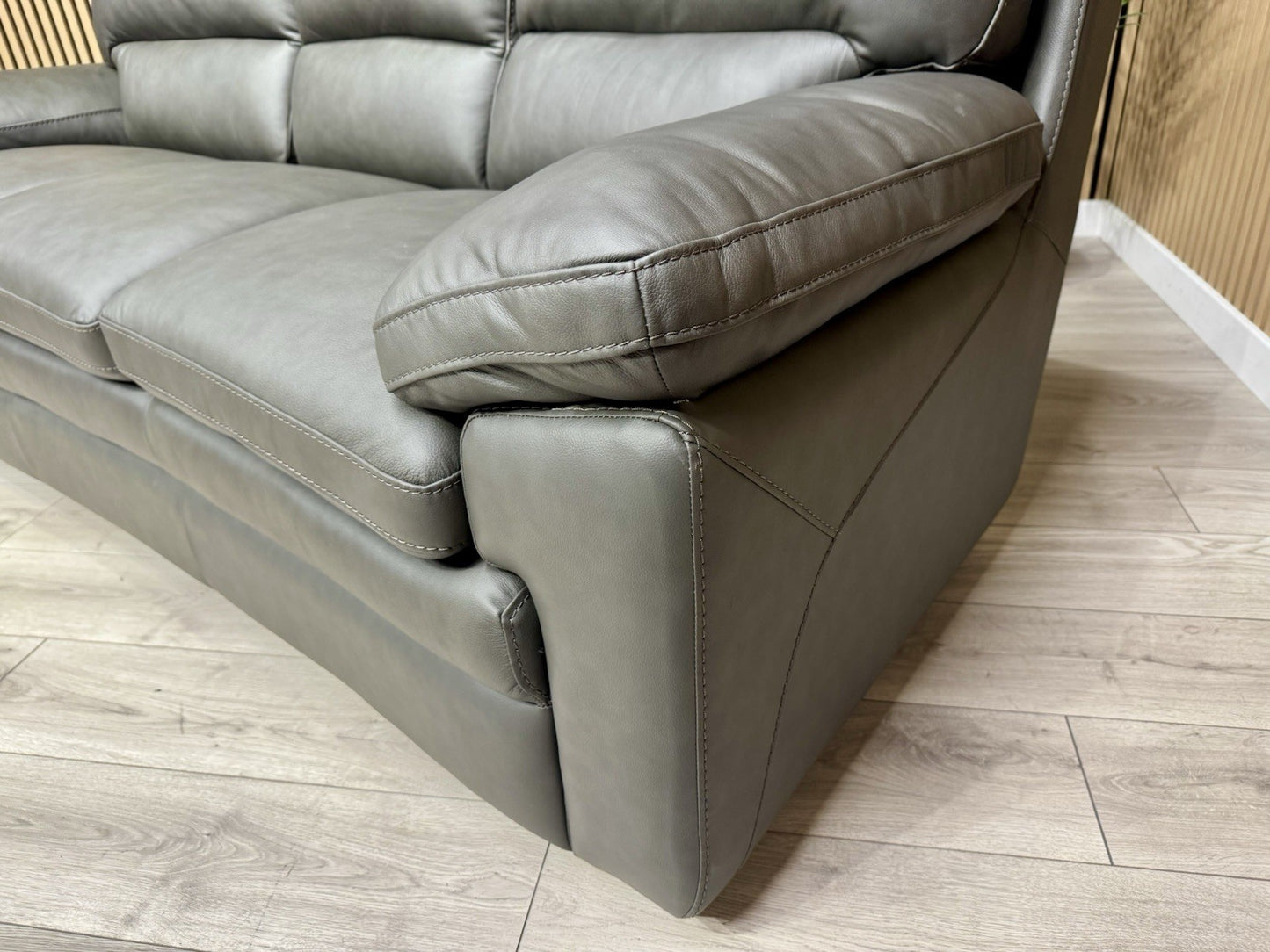 DFS Brooker Leather 3+3 Seater Static Sofa Set  - RRP £3790