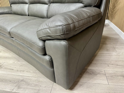 DFS Brooker Leather 3+3 Seater Static Sofa Set  - RRP £3790