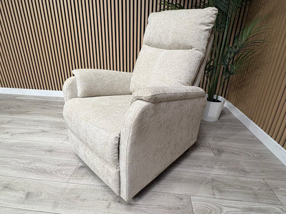 Furniture Village Fabric Rise & Recline Armchair, Linen - RRP £1299