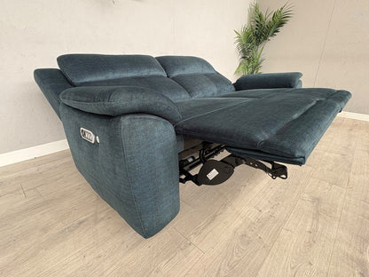 Furniture Village UTAH Fabric 3 Seater Power Recliner, Lumbar Sofa - RRP £1,995