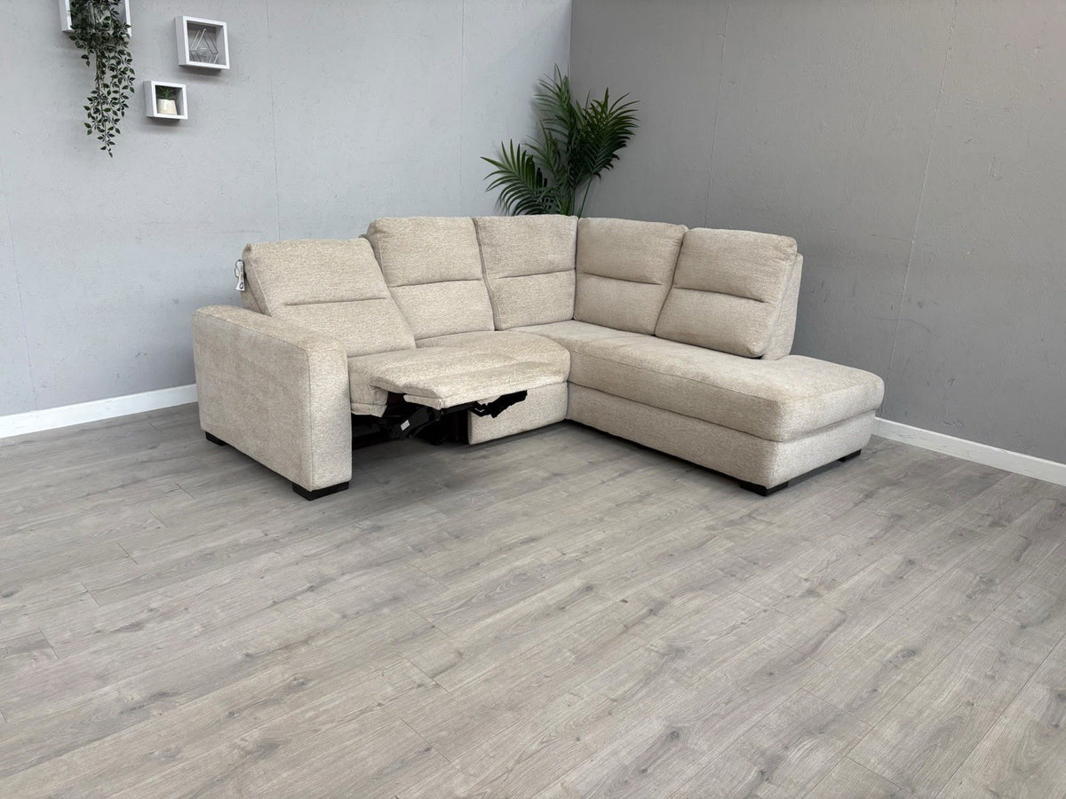 DFS DAVIS RHF Chaise Power Recliner Storage Fabric Corner Sofa - RRP £1,599