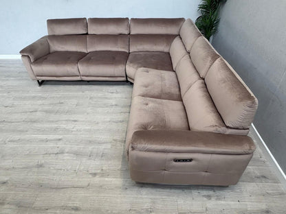 Furniture Village MOET Fabric 2 Corner 2 Power Recliner Corner Sofa - RRP £3595