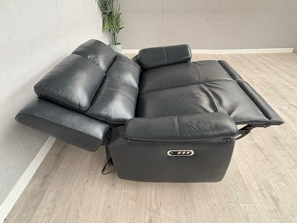 Furniture Village UTAH Leather 2 Seater Power Recliner, Lumbar Sofa - RRP £2,195
