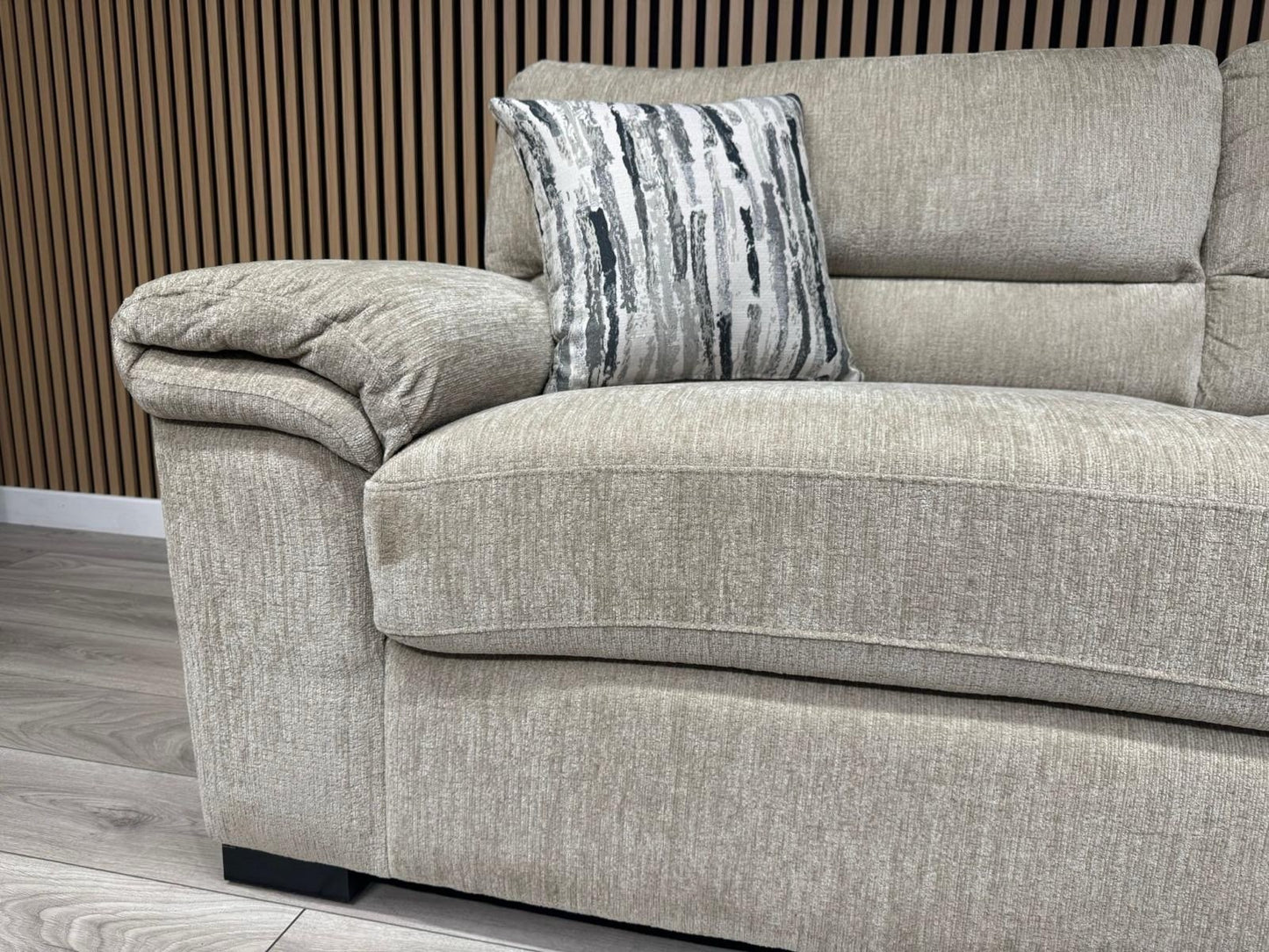 DFS Sample - DEXTER 3 Seater + 2 Seater Sofa Set, Formal Back - RRP £1,898