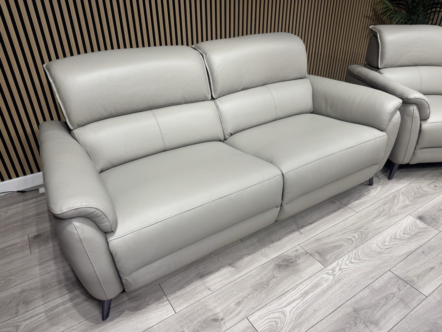 Furniture Village JUDE Style Leather 3 + 2 Seater Power Sofa Set - RRP £4,690