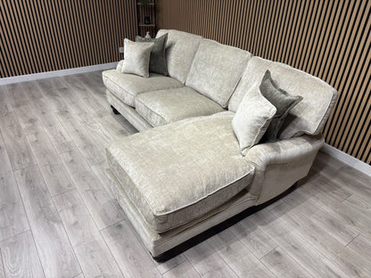 Laura Ashley HERITAGE Style Fabric 3 Seater Chaise Sofa - RRP £2,800