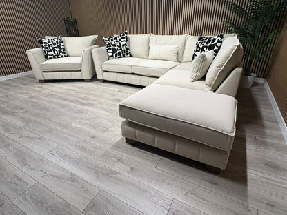 F.V Mariah Style Corner Sofa & Love Chair - Different Combinations Available