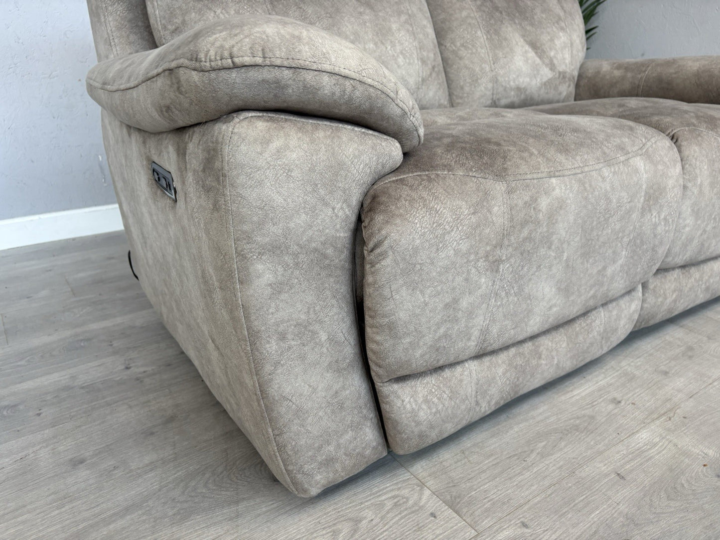 Furniture Village SLOANE Fabric 2 Seater Power Recliner Sofa - RRP £945