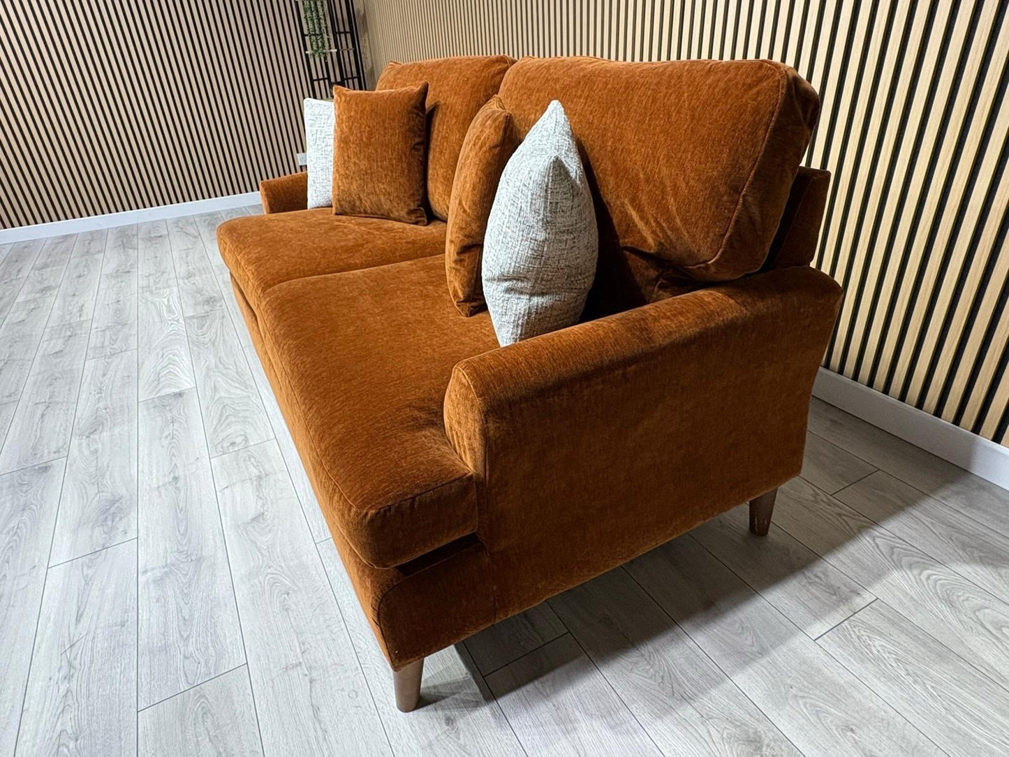 Furniture Village JACKSON Fabric Velvet 3 Seater Sofa - RRP £995