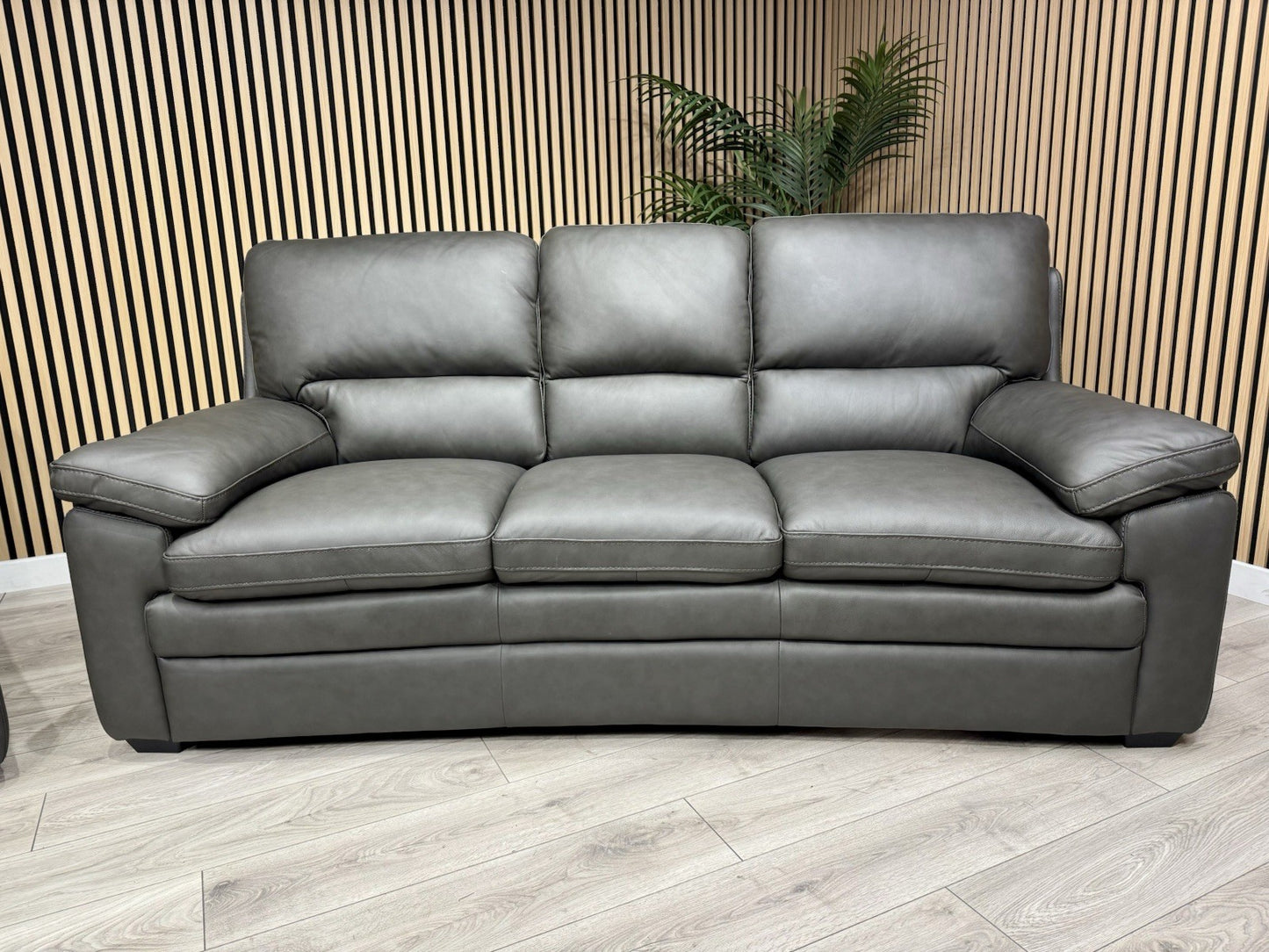 DFS Brooker Leather 3+3 Seater Static Sofa Set  - RRP £3790