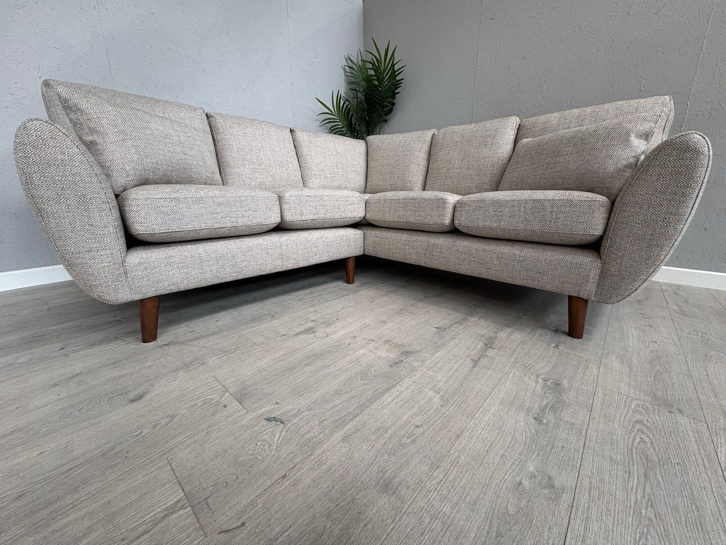 NEXT - WILSON Fabric Small Corner Sofa ( 2 Corner 2 ) Mid Natural - RRP £1,550