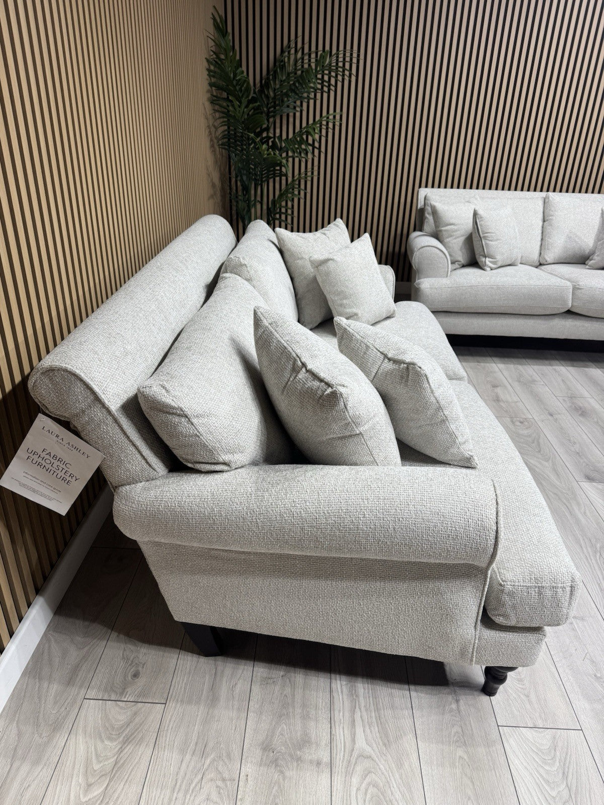 Laura Ashley LYNDEN Style Fabric 3 Seater + 2 Seater Sofa Set - RRP £2,700