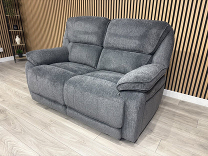 ORLANDO Fabric 2 Seater Power Recliner Sofa - RRP £1599