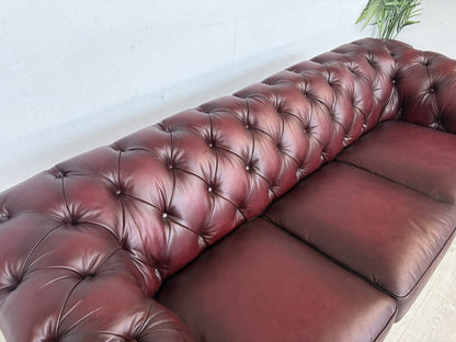F.V. At The Helm Shackleton Leather Chesterfield 4 Seater Sofa - RRP £2,895