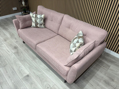 DFS Zinc Fabric 3 Seater Sofa RRP £879