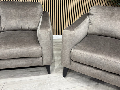 John Lewis BAILEY Style Fabric 2 Seater + Armchair Set - RRP £2590