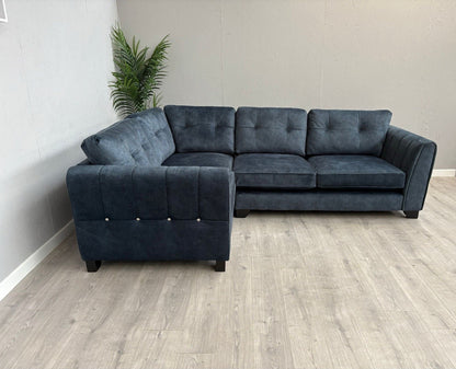 Furniture Village ARIANA Small Fabric LHF Classic Back Corner Sofa - RRP £3,695