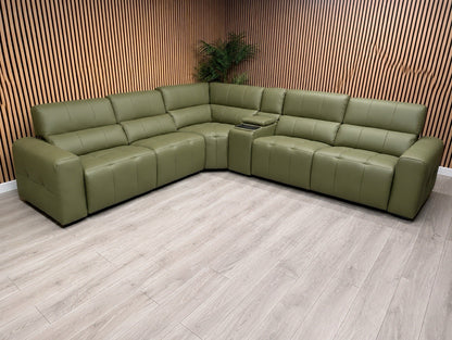 Sofology BARI Large Leather Power Recliner Corner Sofa - RRP £5899