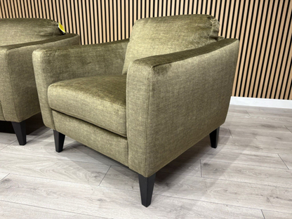 John Lewis BAILEY Style Fabric Armchair, Olive - RRP £1190