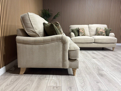 Laura Ashley HERITAGE Style Fabric 3 Seater + 2 Seater Sofa Set - RRP £3,500