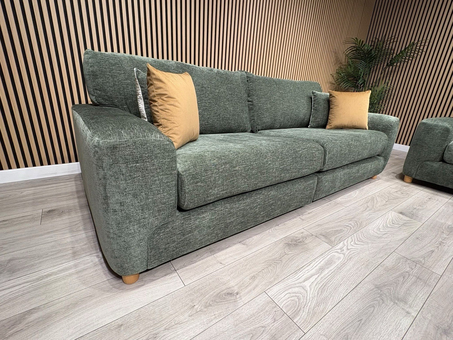 DFS Sample Enzo Fabric 4 Seater Sofa + Love Chair Set RRP £2799